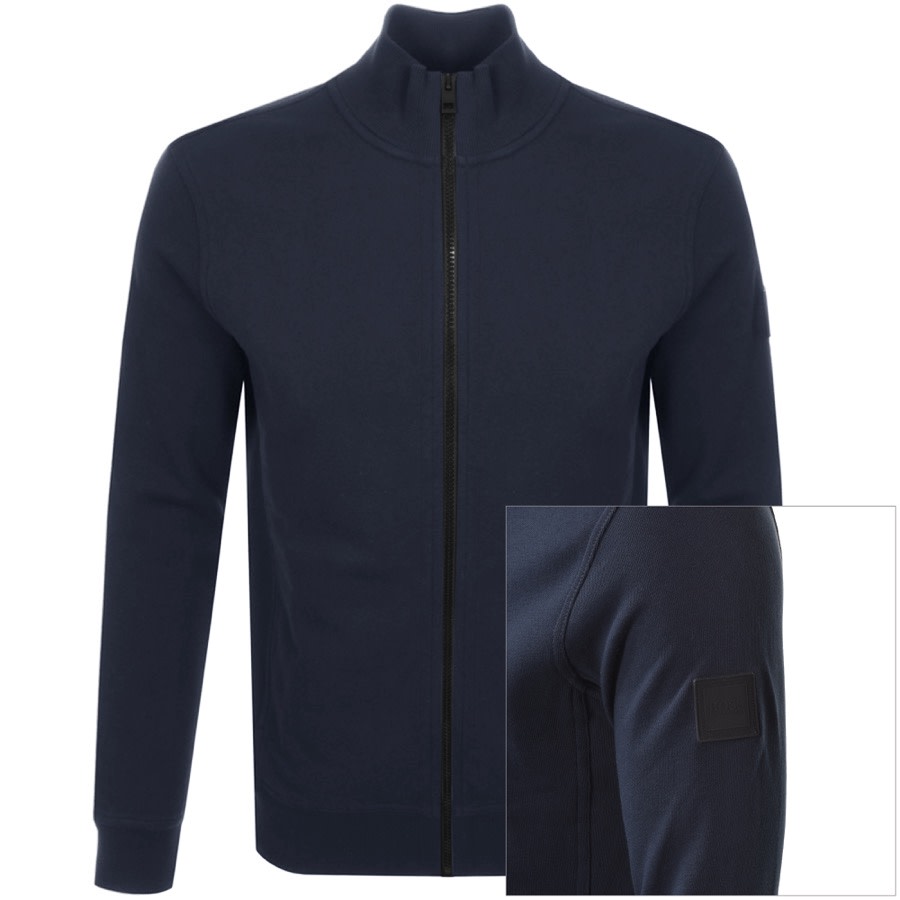 Alternative Image for ProductBOSS Zkybox Full Zip Sweatshirt Navy1